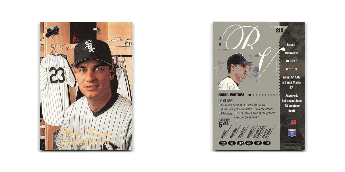 Robin Ventura 1994 Studio #210 Chicago White Sox Baseball Card NM