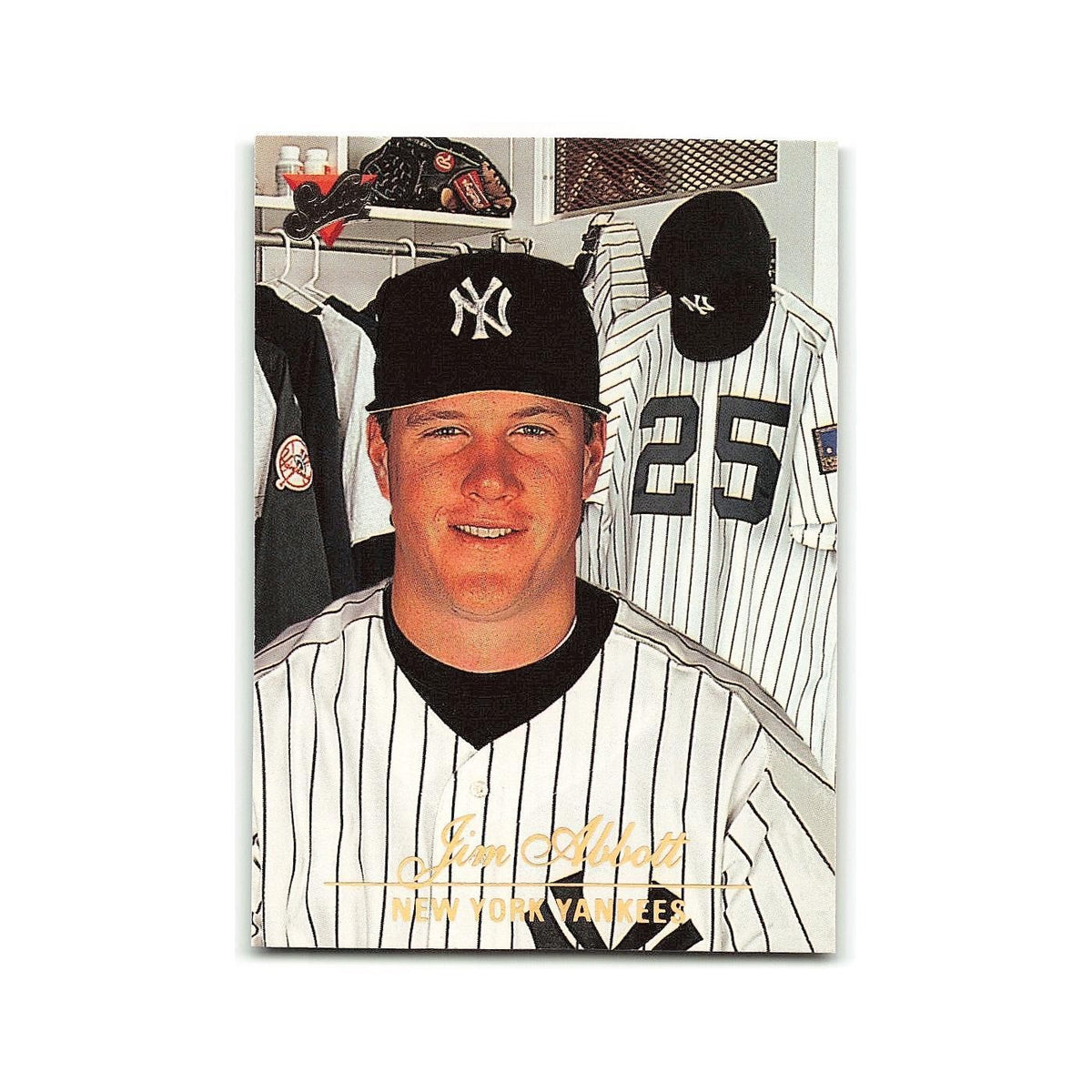 Jim Abbott 1994 Studio #211 New York Yankees Baseball Card NM