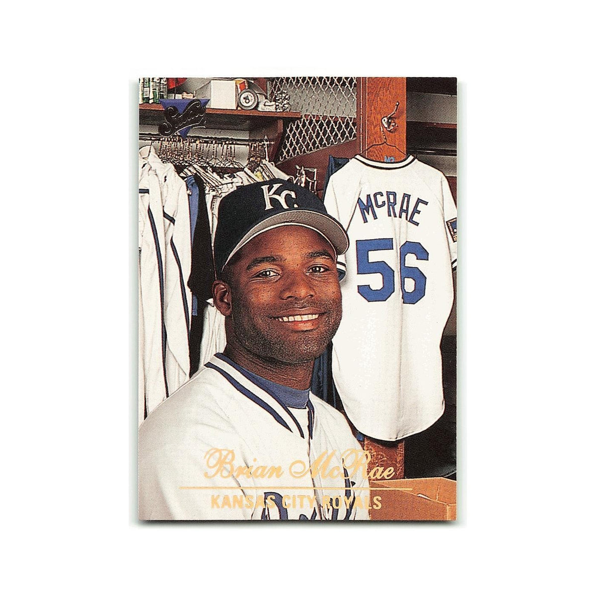 Brian McRae 1994 Studio #188 Kansas City Royals Baseball Card NM