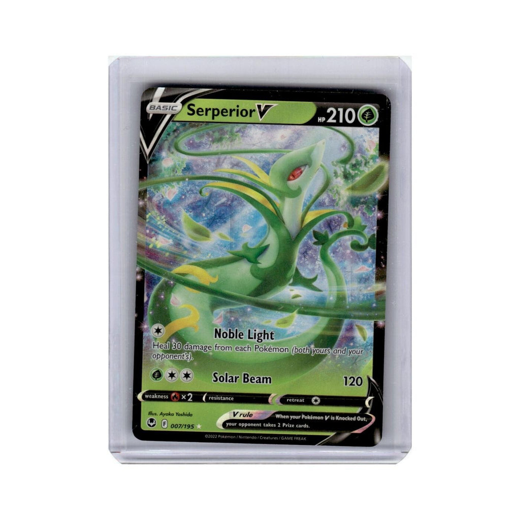 Serperior V 2022 Sword Shield Silver Tempest #7 Pokemon Pokemon Card NM