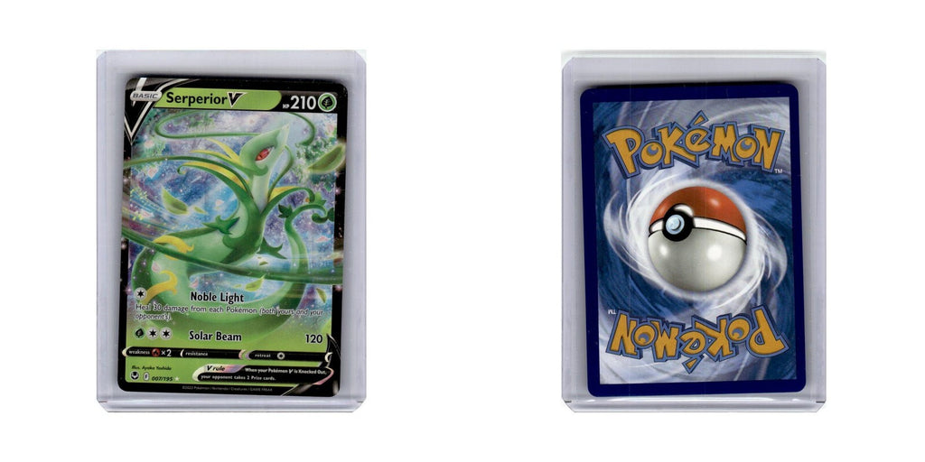 Serperior V 2022 Sword Shield Silver Tempest #7 Pokemon Pokemon Card NM