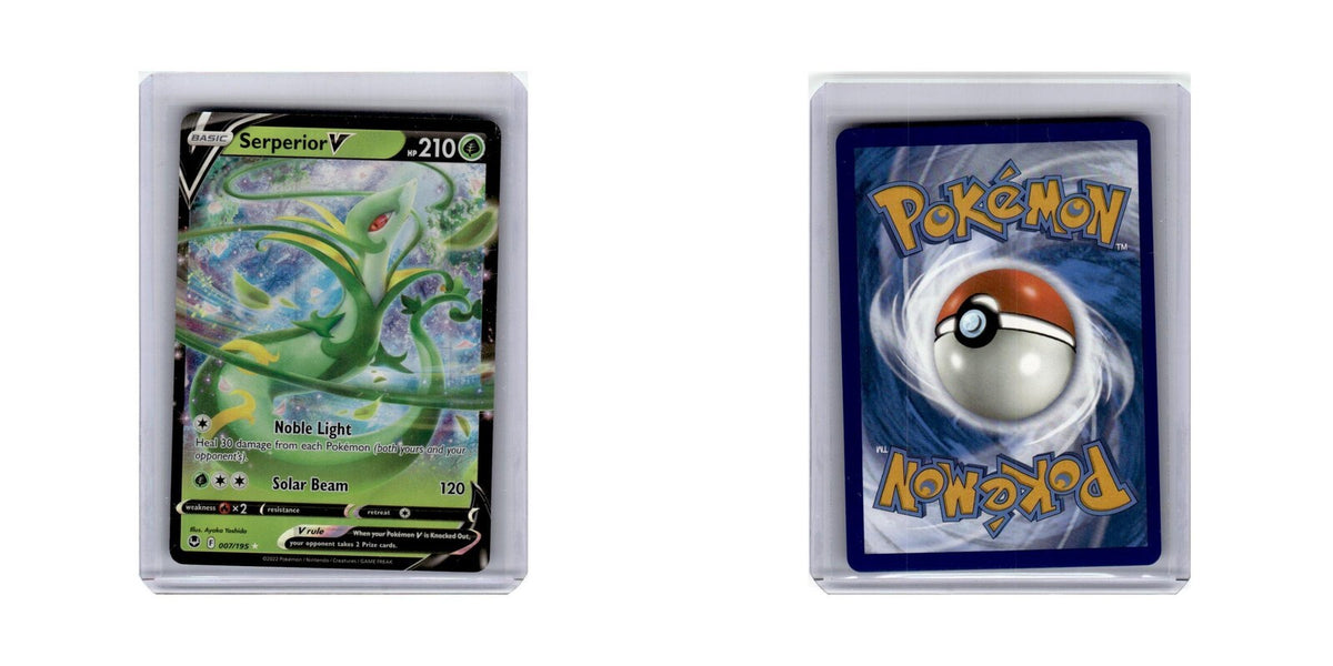 Serperior V 2022 Sword Shield Silver Tempest #7 Pokemon Pokemon Card NM