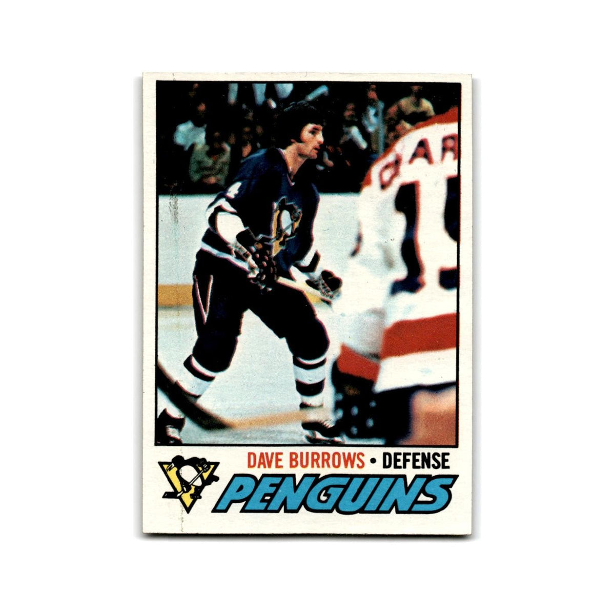 1977 Topps Dave Burrows Pittsburgh Penguins #66