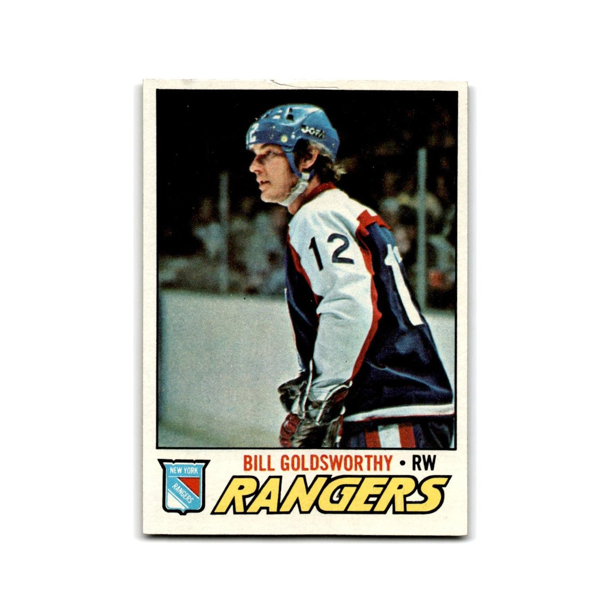 1977 Topps Bill Goldsworthy New York Rangers #99
