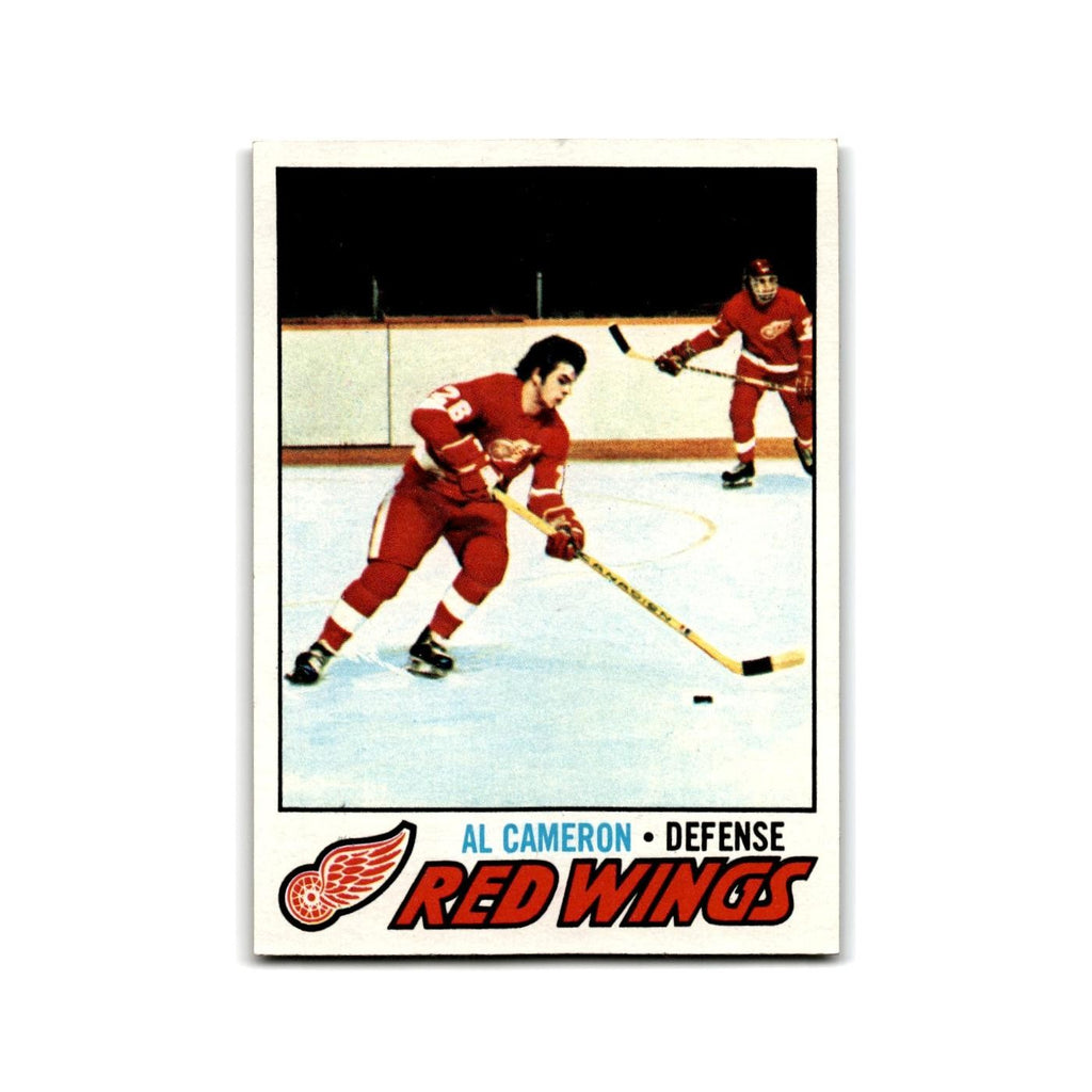 1977 Topps Al Cameron RC Detroit Red Wings #48