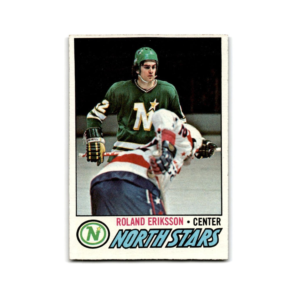 1977 Topps Roland Eriksson RC Minnesota North Stars #123