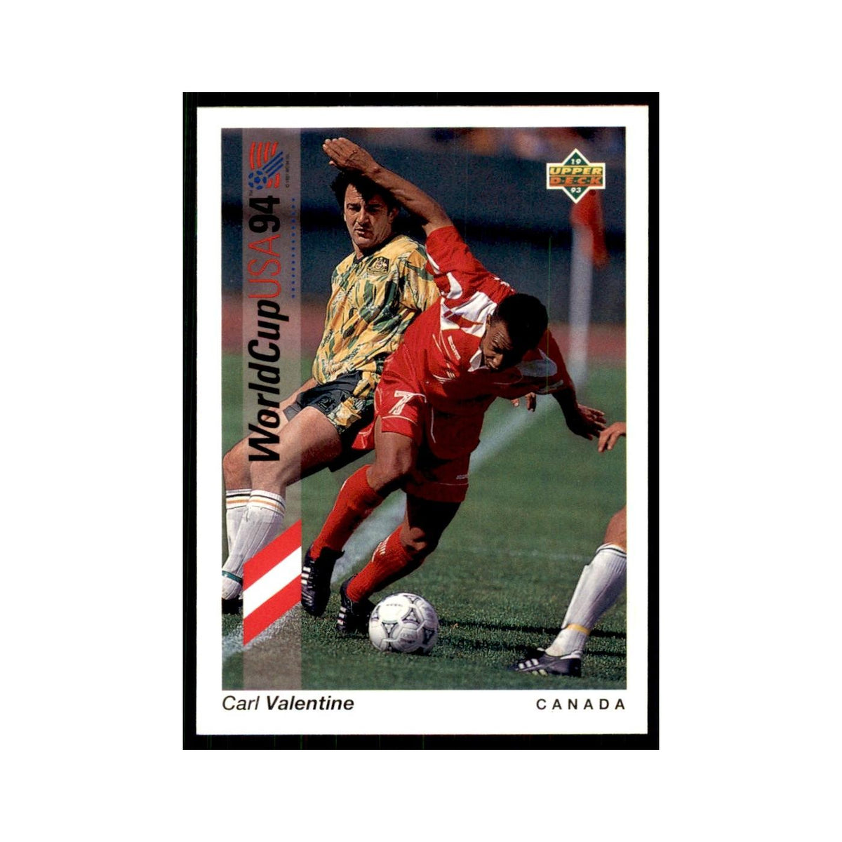 1993 Upper Deck Carl Valentine Soccer Cards #55
