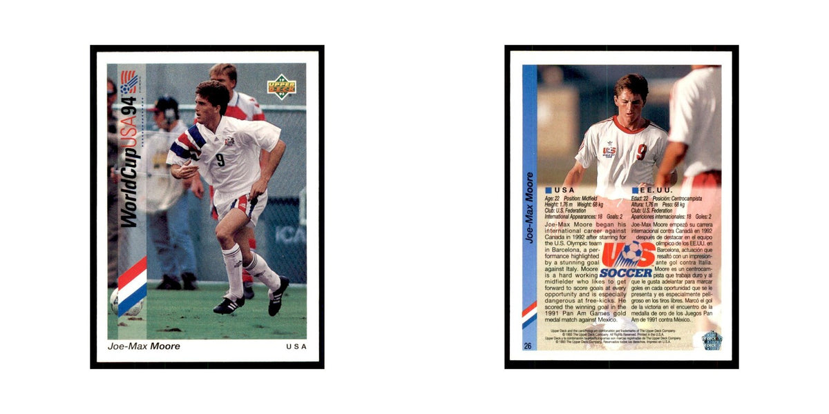 1993 Upper Deck Joe-Max Moore Soccer Cards #26