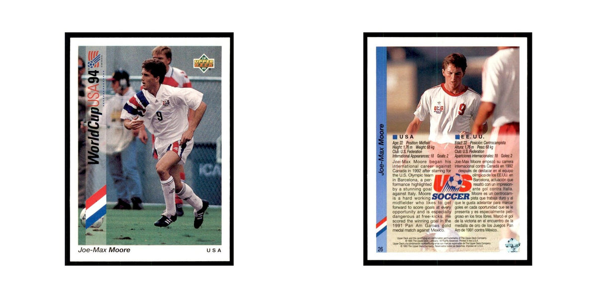 1993 Upper Deck Joe-Max Moore Soccer Cards #26