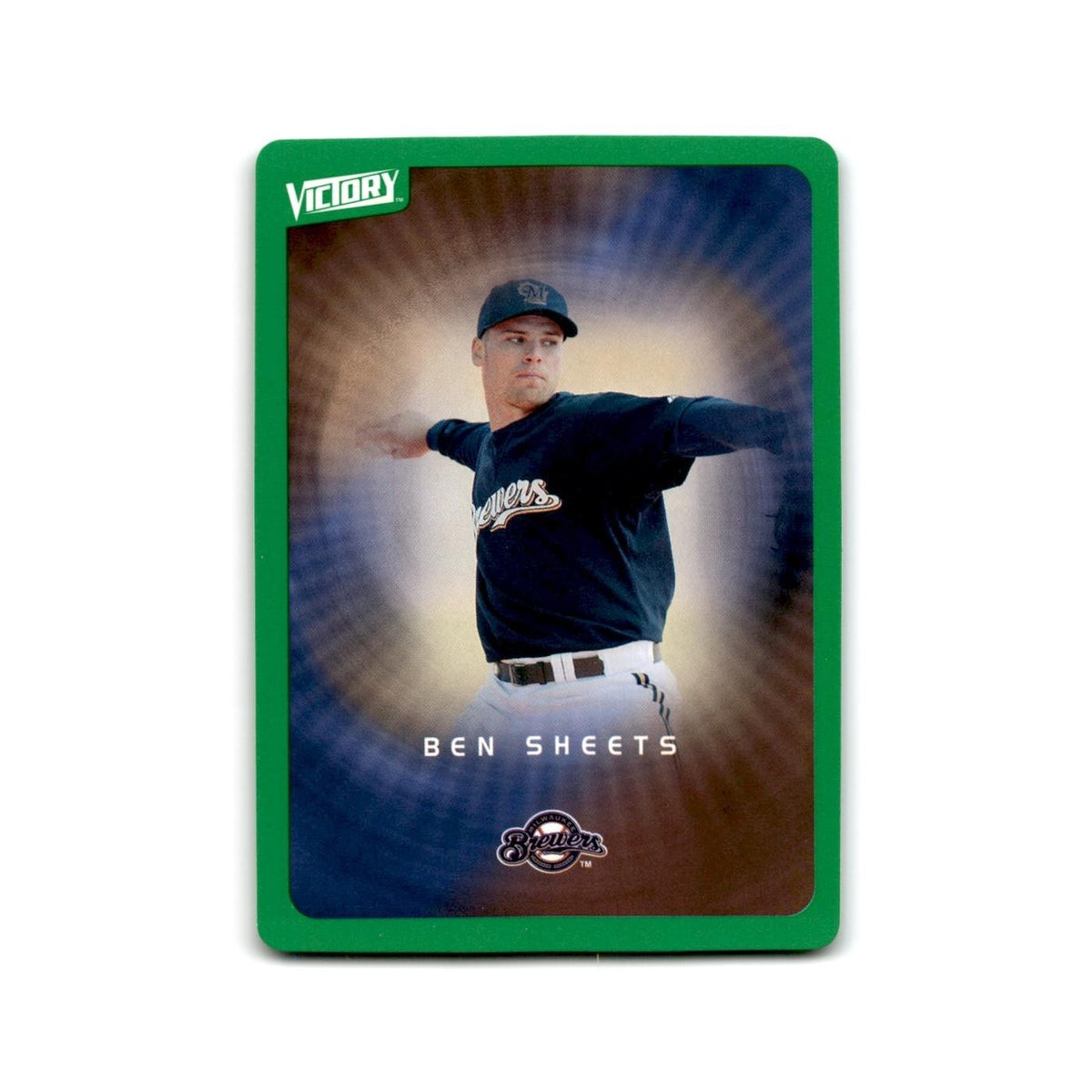 2003 Upper Deck Victory Tier 1 Green Ben Sheets Brewers #45