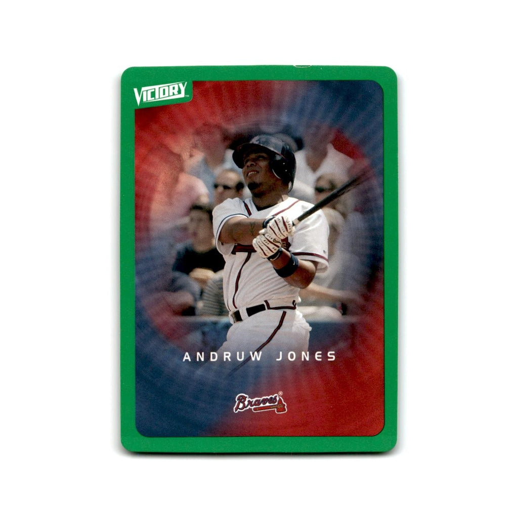 2003 Upper Deck Victory Tier 1 Green Andruw Jones Braves #9