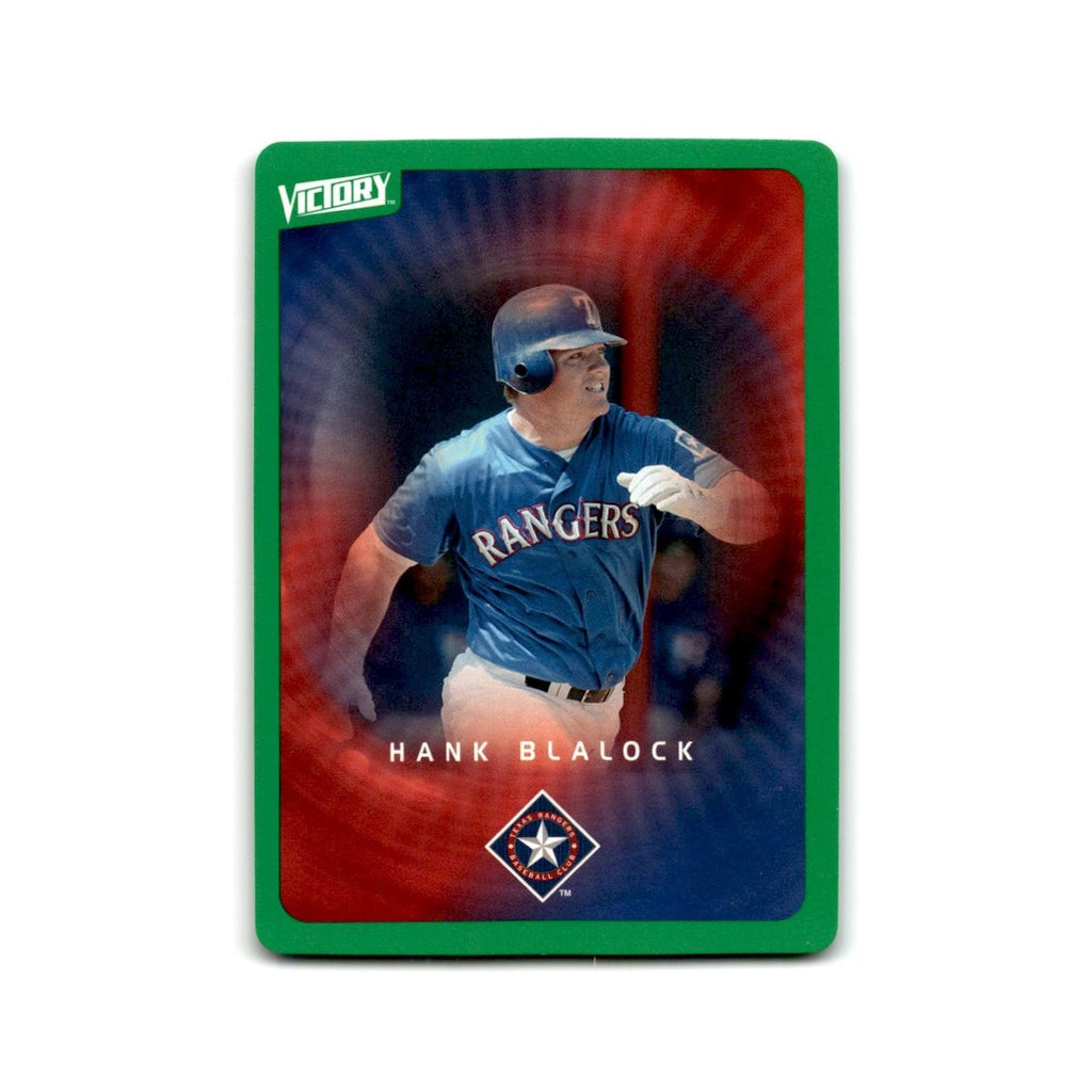 2003 Upper Deck Victory Tier 1 Green Hank Blalock Rangers #96