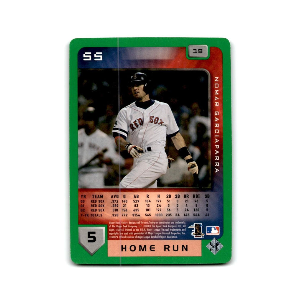 2003 Upper Deck Victory Tier 1 Green Nomar Garciaparra Red Sox #19