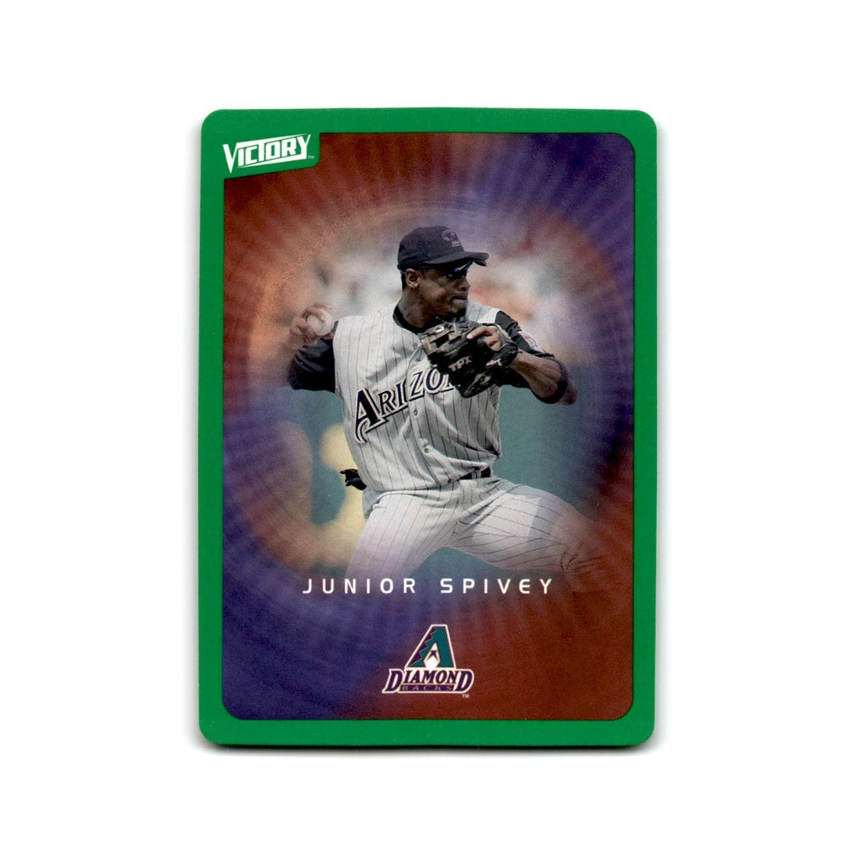 2003 Upper Deck Victory Tier 1 Green Junior Spivey Diamondbacks #8