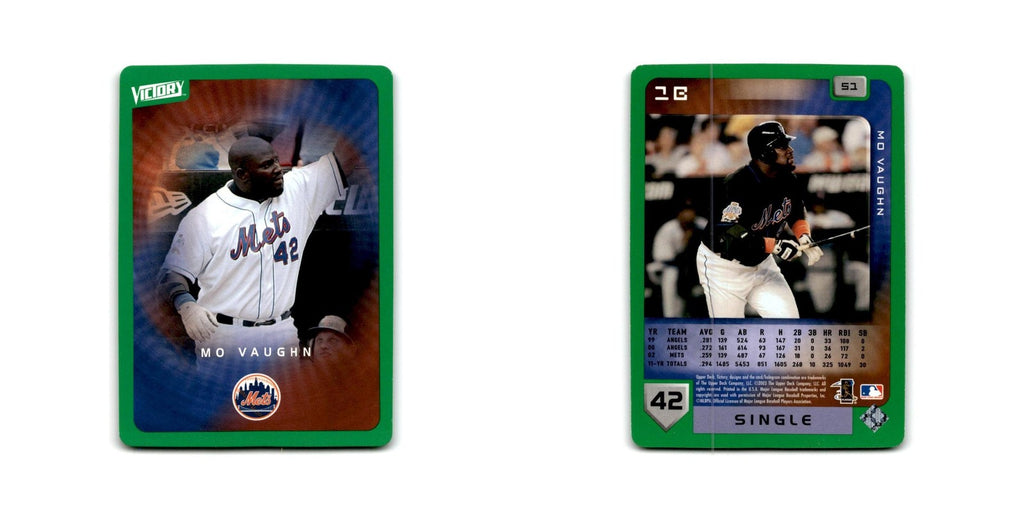 2003 Upper Deck Victory Tier 1 Green Mo Vaughn Mets #51