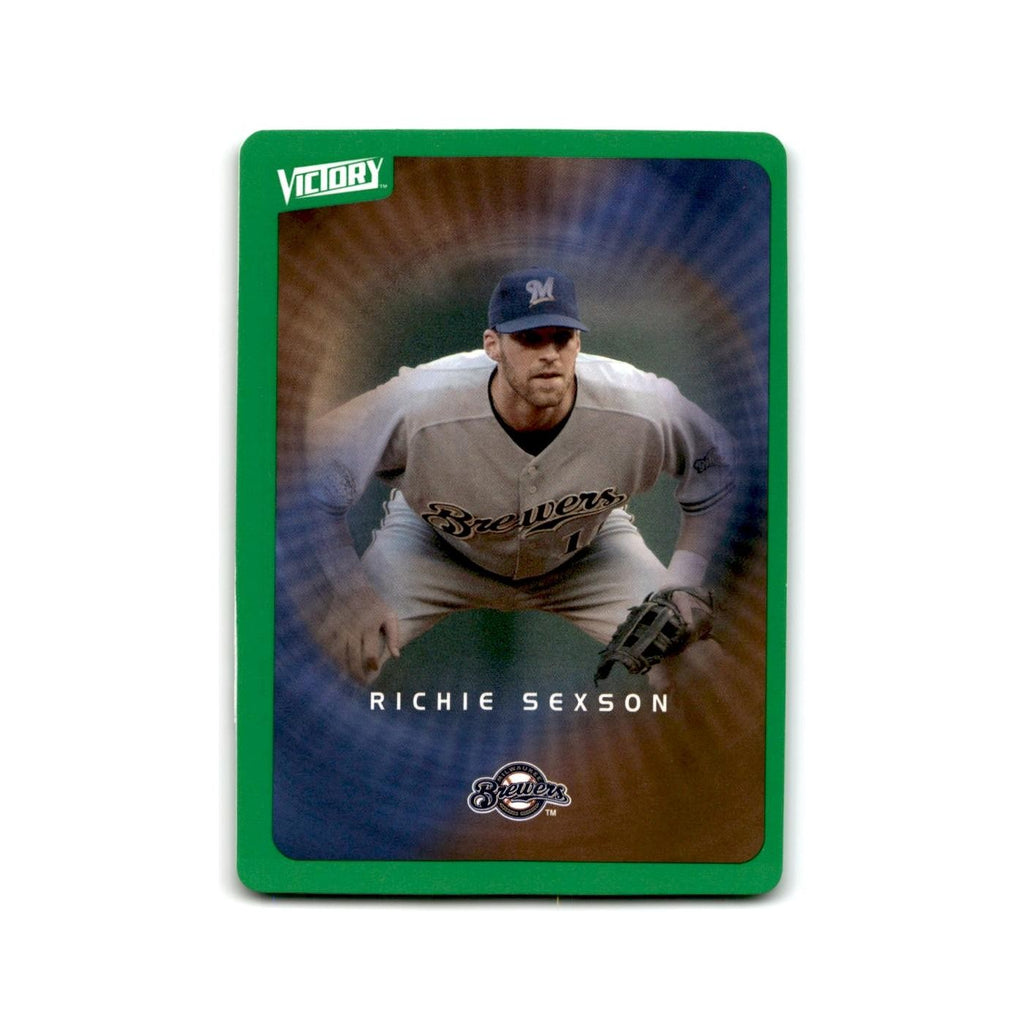 2003 Upper Deck Victory Tier 1 Green Richie Sexson Brewers #44