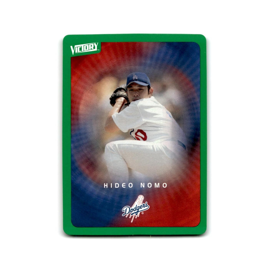 2003 Upper Deck Victory Tier 1 Green Hideo Nomo Dodgers #42