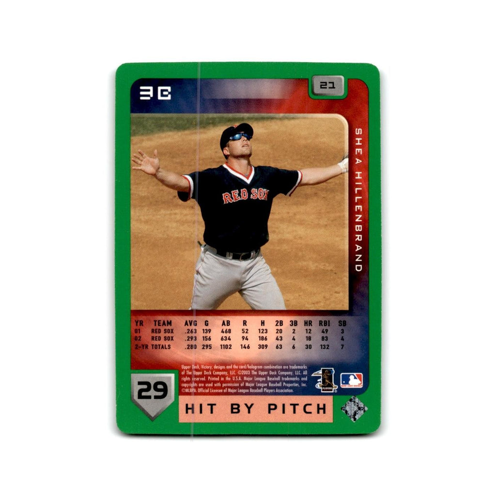2003 Upper Deck Victory Tier 1 Green Shea Hillenbrand Red Sox #21