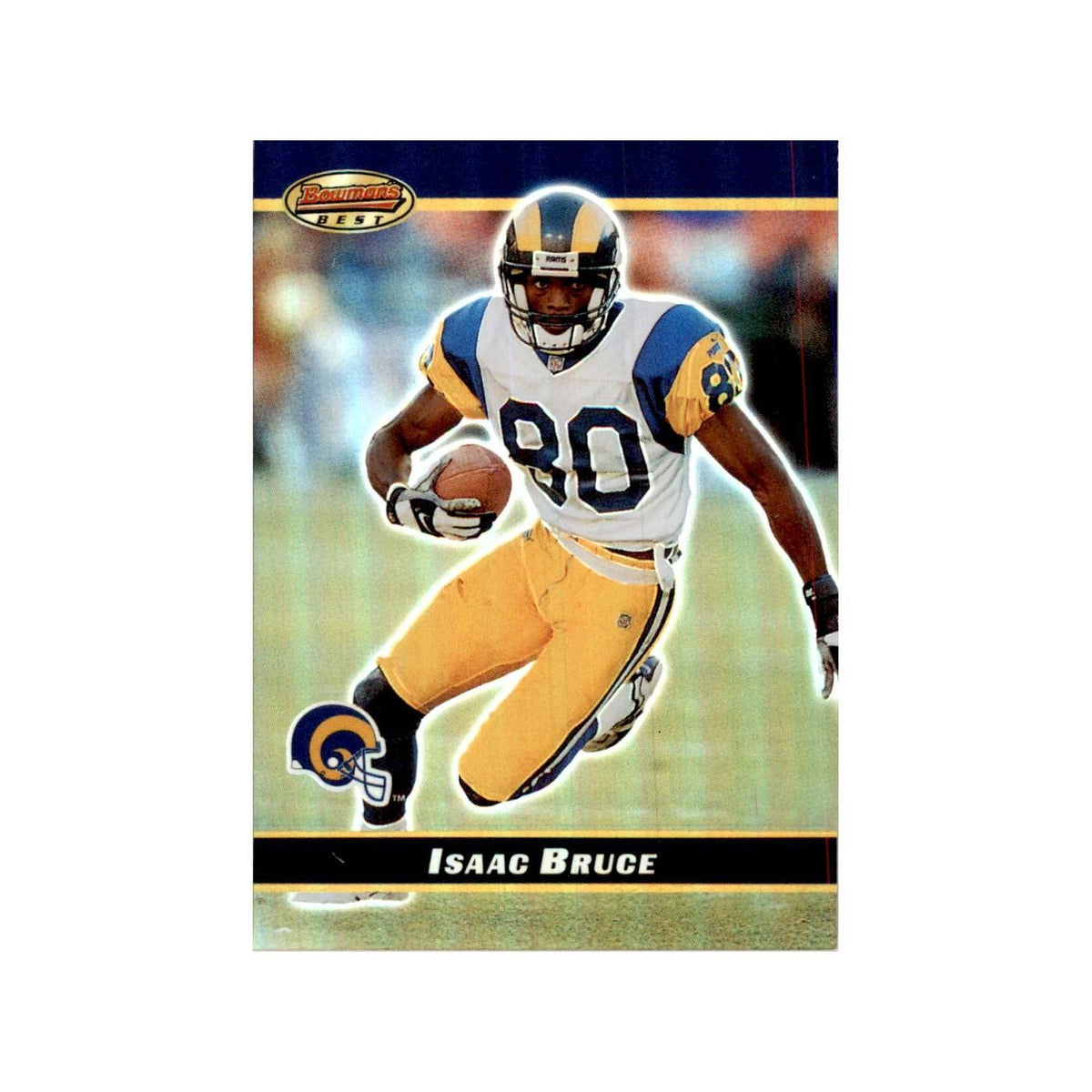 2000 Bowman's Best Isaac Bruce Football Cards #87