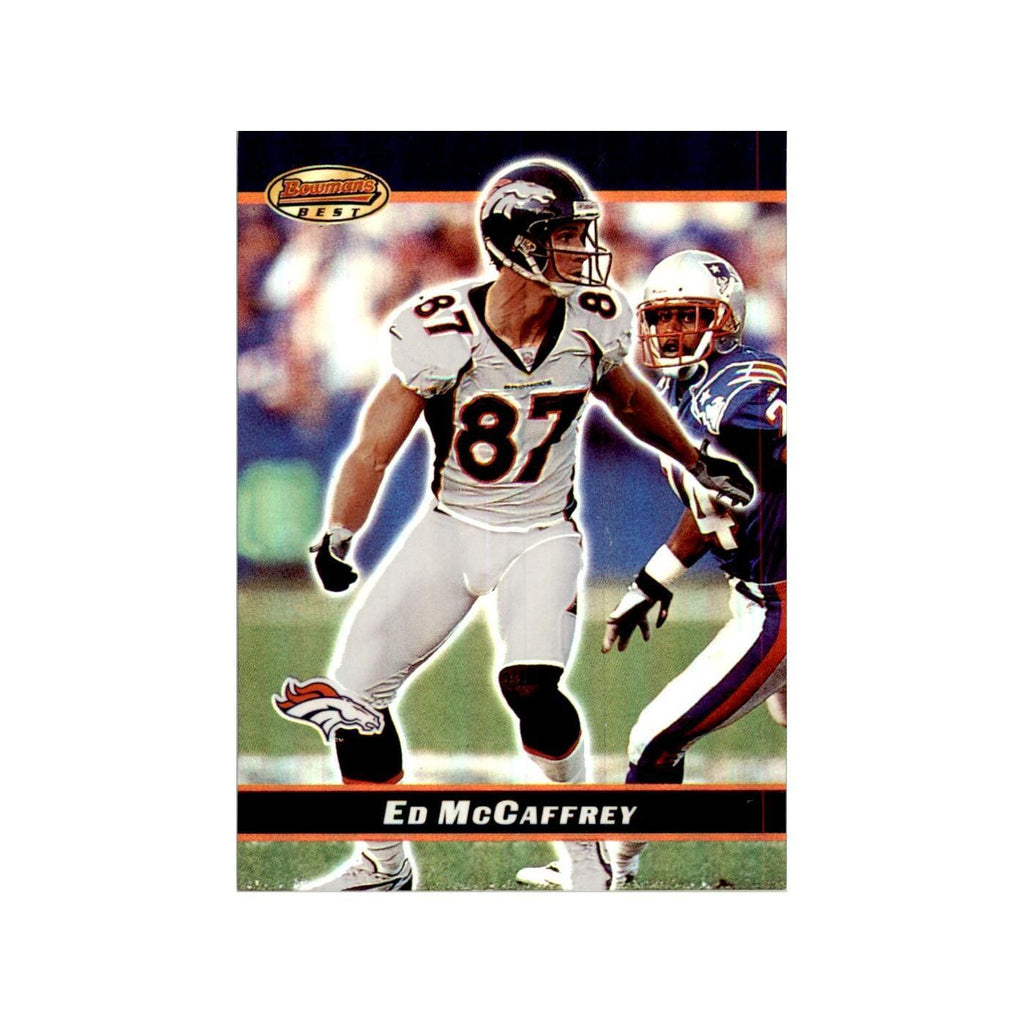 2000 Bowman's Best Ed McCaffrey Football Cards #90