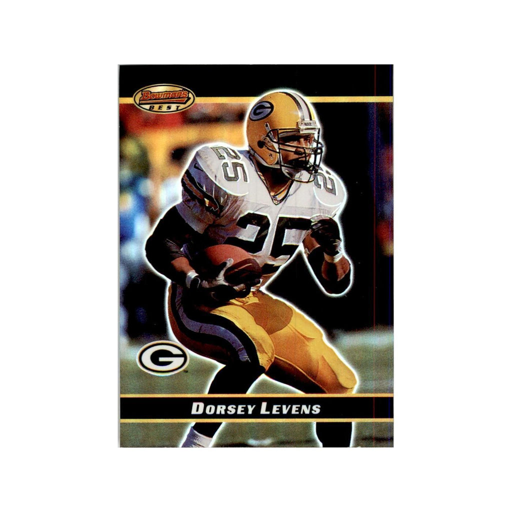 2000 Bowman's Best Dorsey Levens Football Cards #84