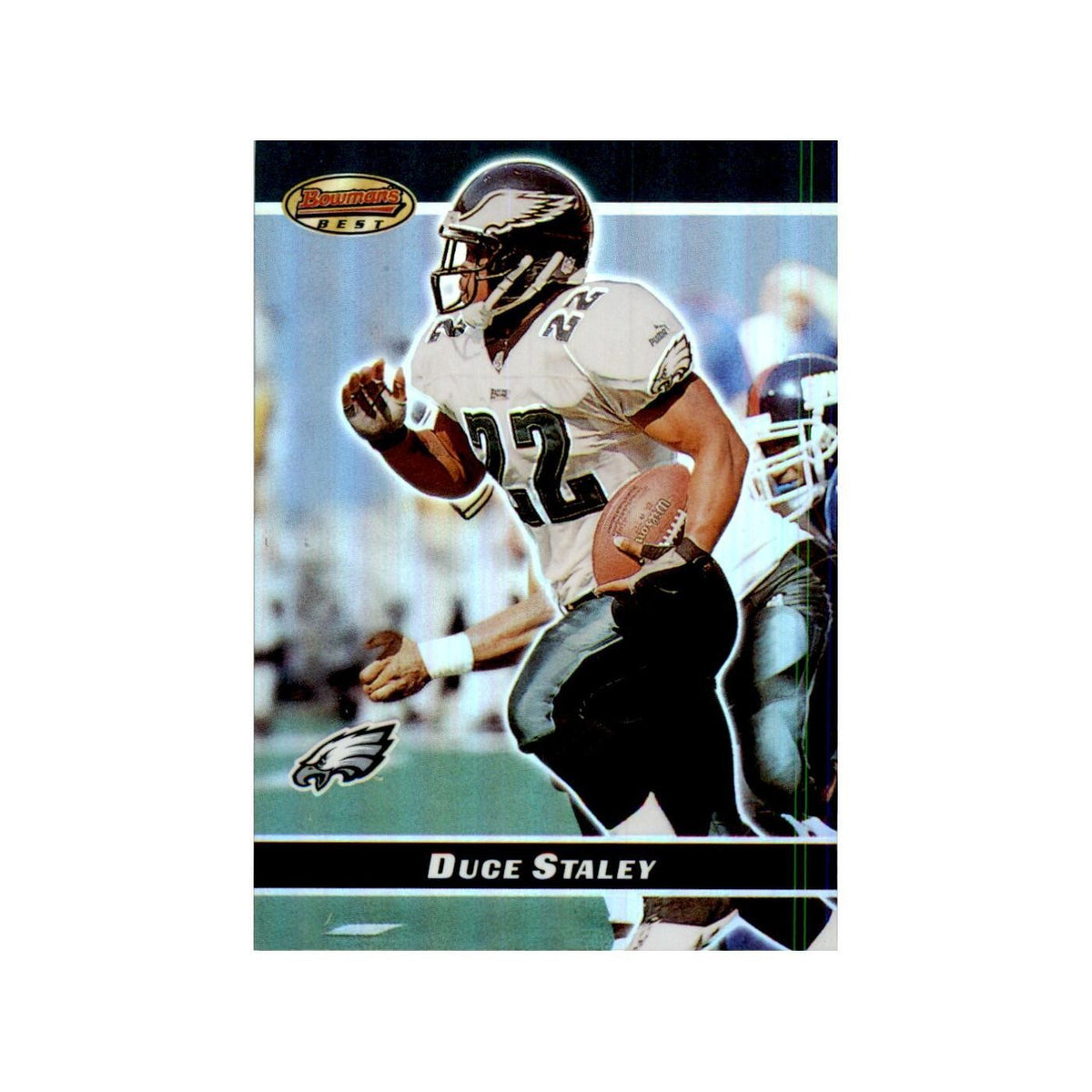 2000 Bowman's Best Duce Staley Football Cards #31