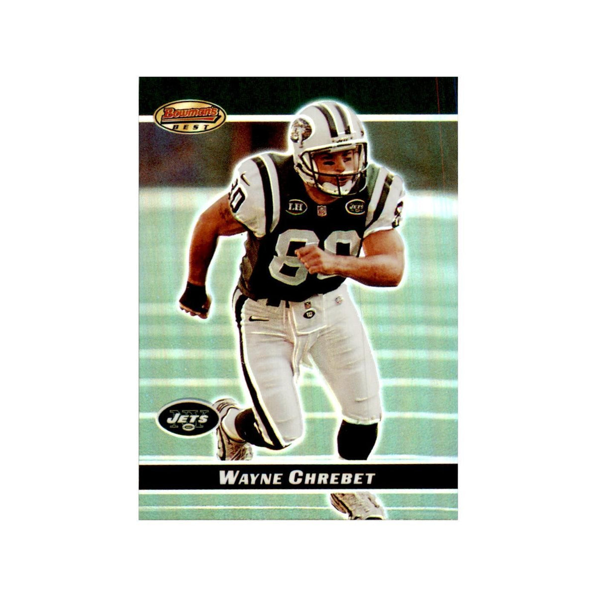 2000 Bowman's Best Wayne Chrebet Football Cards #77
