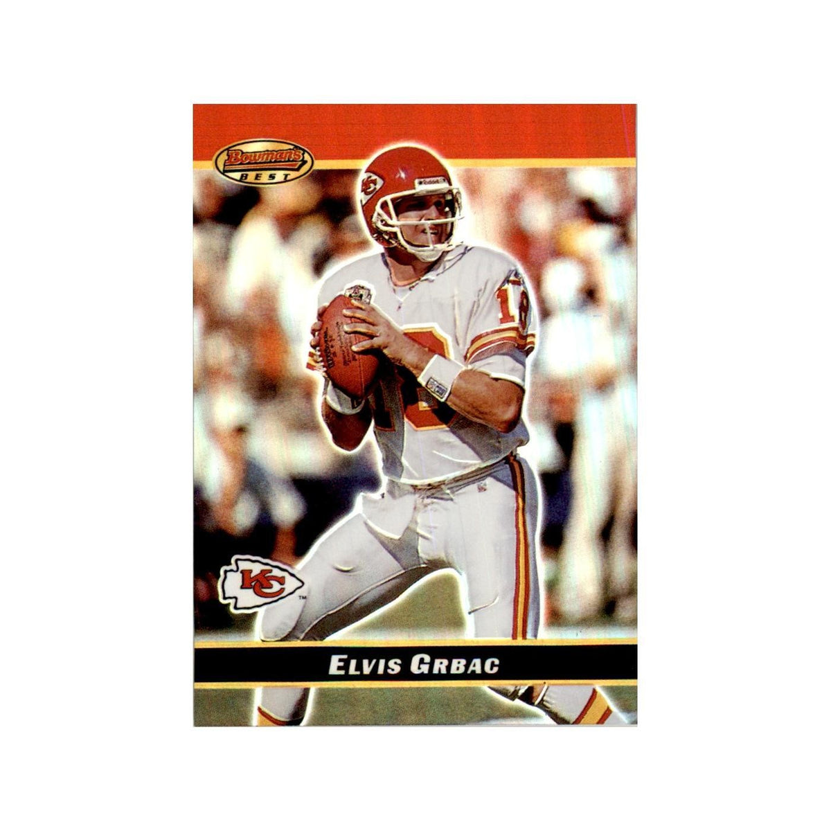 2000 Bowman's Best Elvis Grbac Football Cards #38