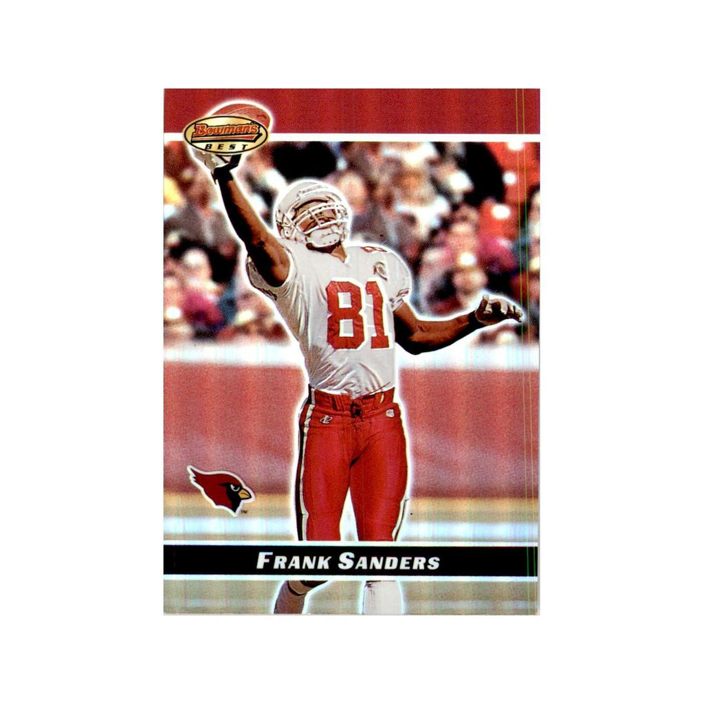 2000 Bowman's Best Frank Sanders Football Cards #19