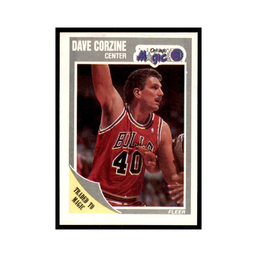 1989 Fleer Dave Corzine Basketball Cards #109