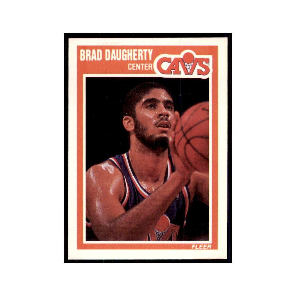 1989 Fleer Brad Daugherty Basketball Cards #25