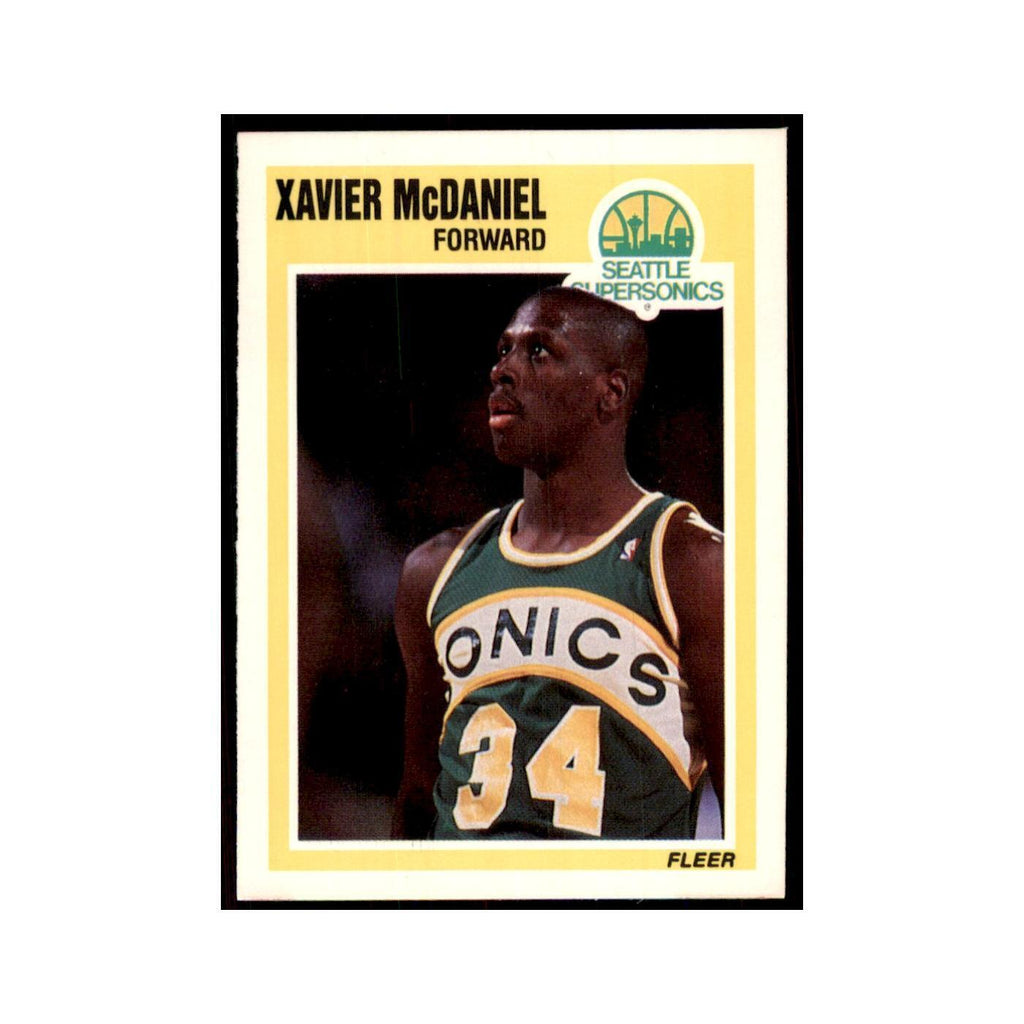1989 Fleer Xavier McDaniel Basketball Cards #148