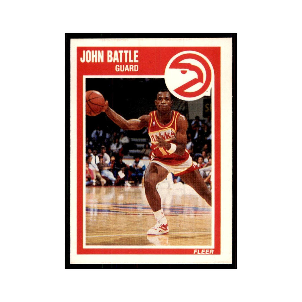 1989 Fleer John Battle Basketball Cards #1