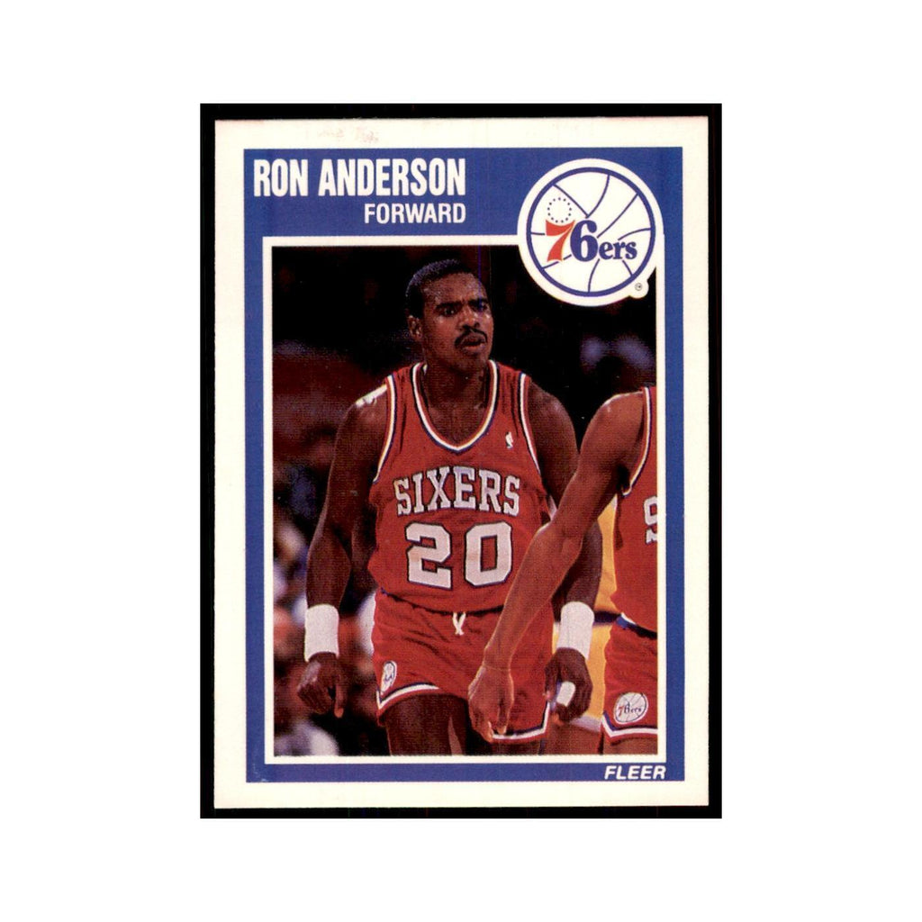 1989 Fleer Ron Anderson Basketball Cards #112