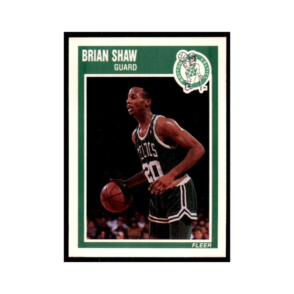 1989 Fleer Brian Shaw Basketball Cards #14