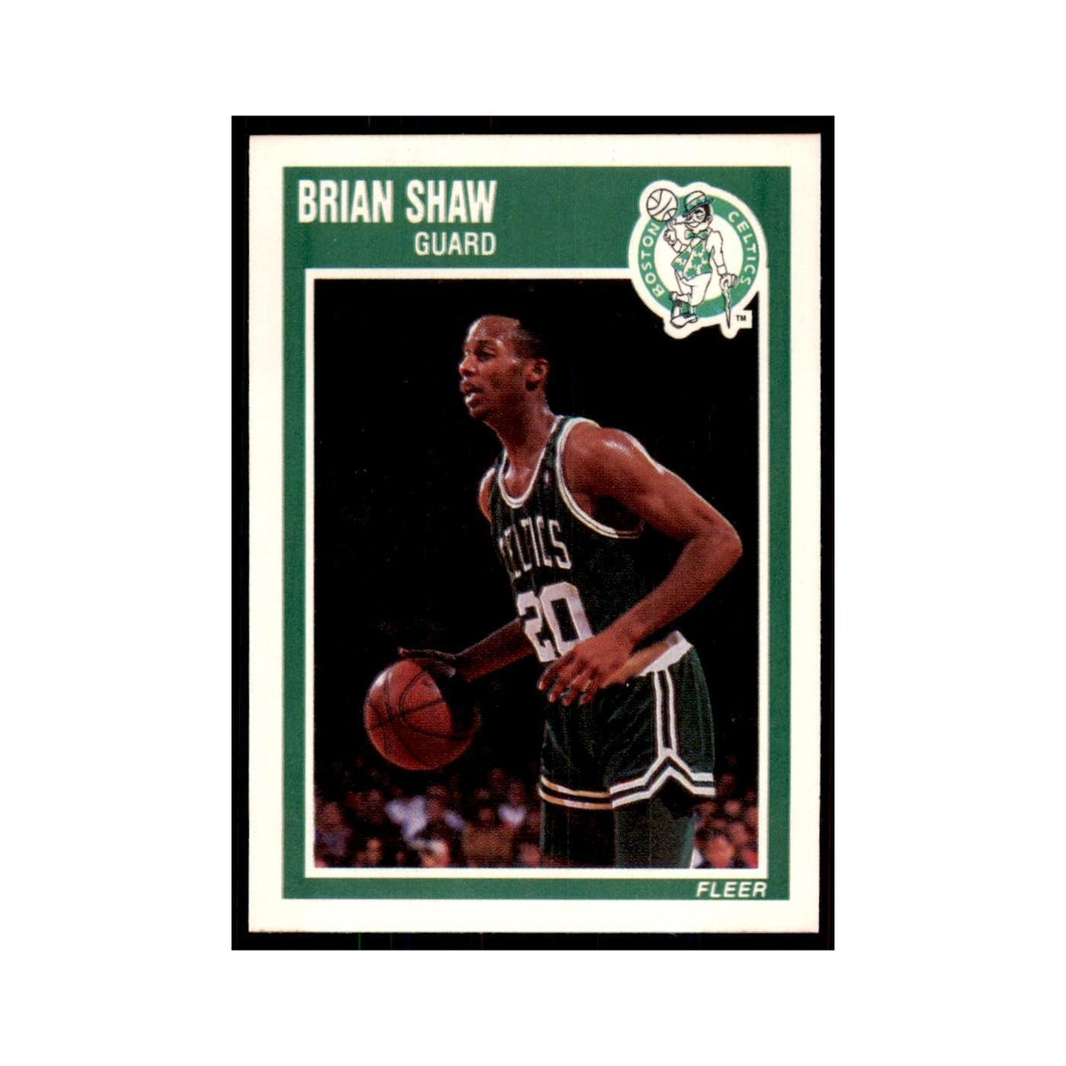 1989 Fleer Brian Shaw Basketball Cards #14
