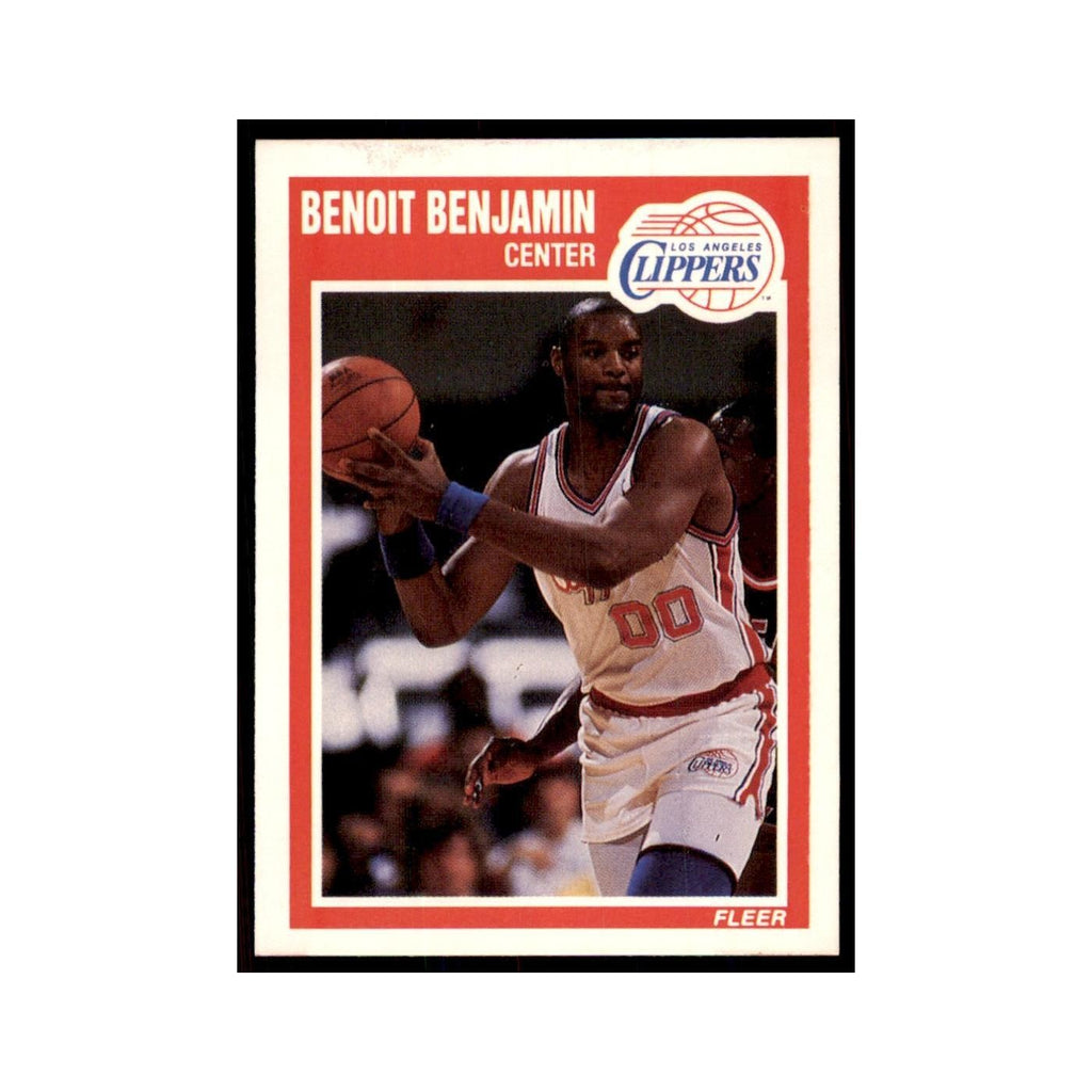 1989 Fleer Benoit Benjamin Basketball Cards #69