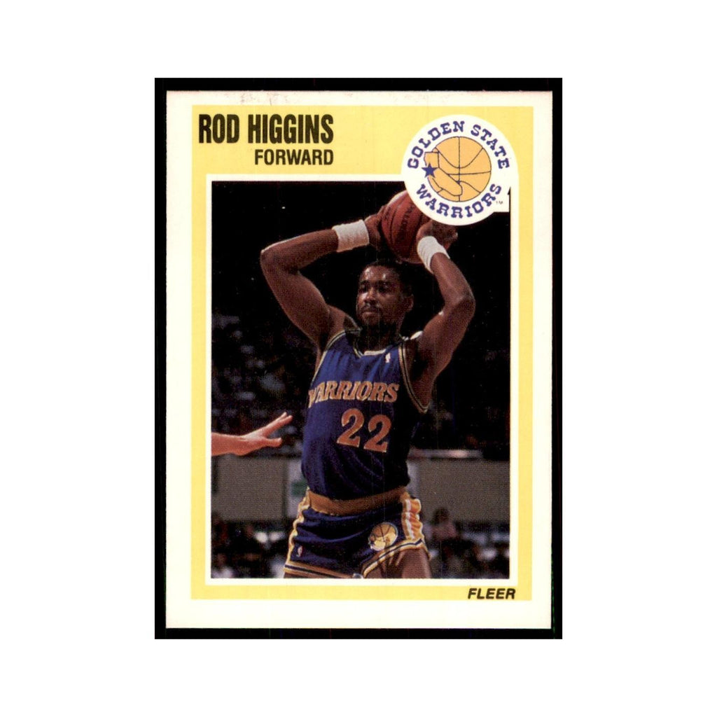 1989 Fleer Rod Higgins Basketball Cards #54