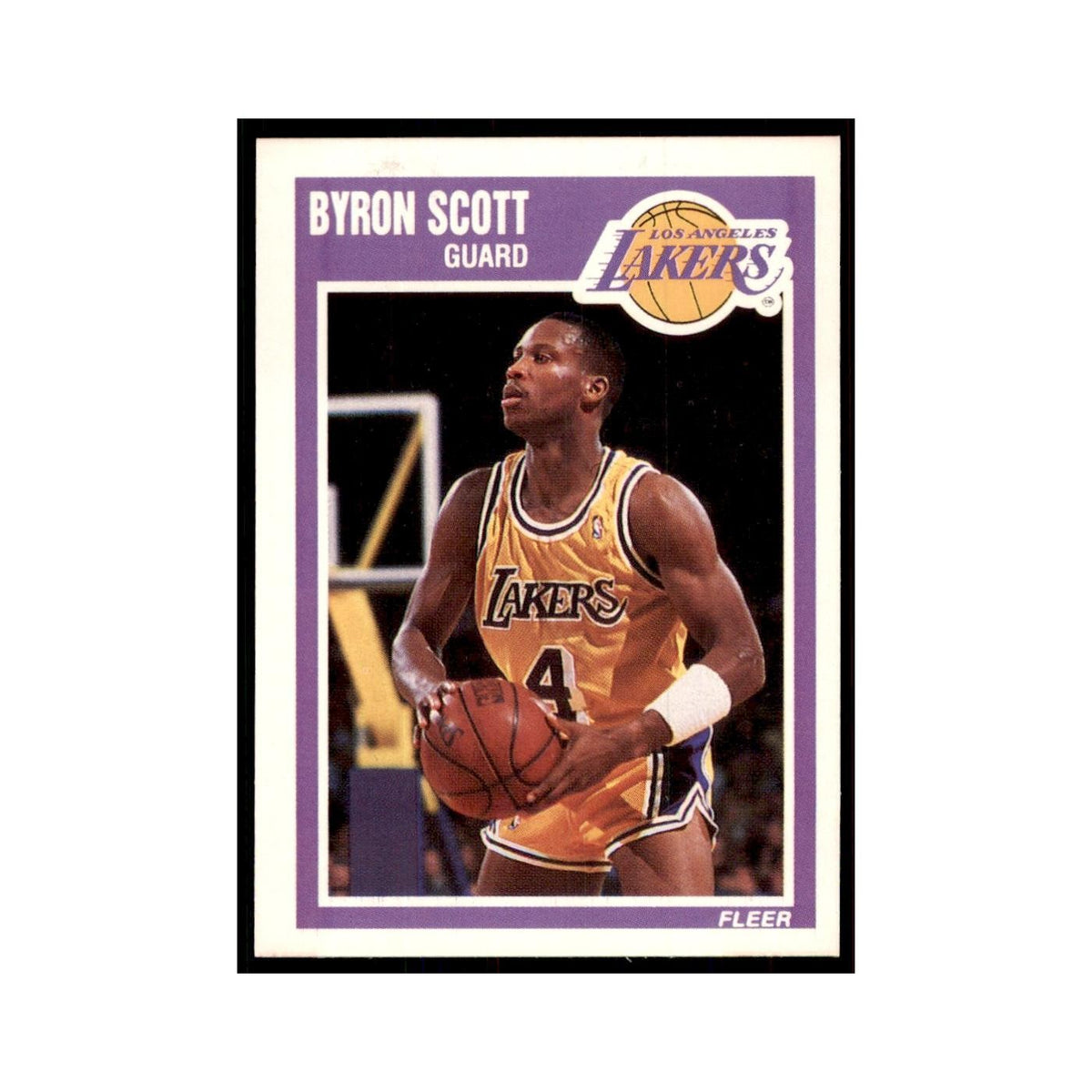 1989 Fleer Byron Scott Basketball Cards #78
