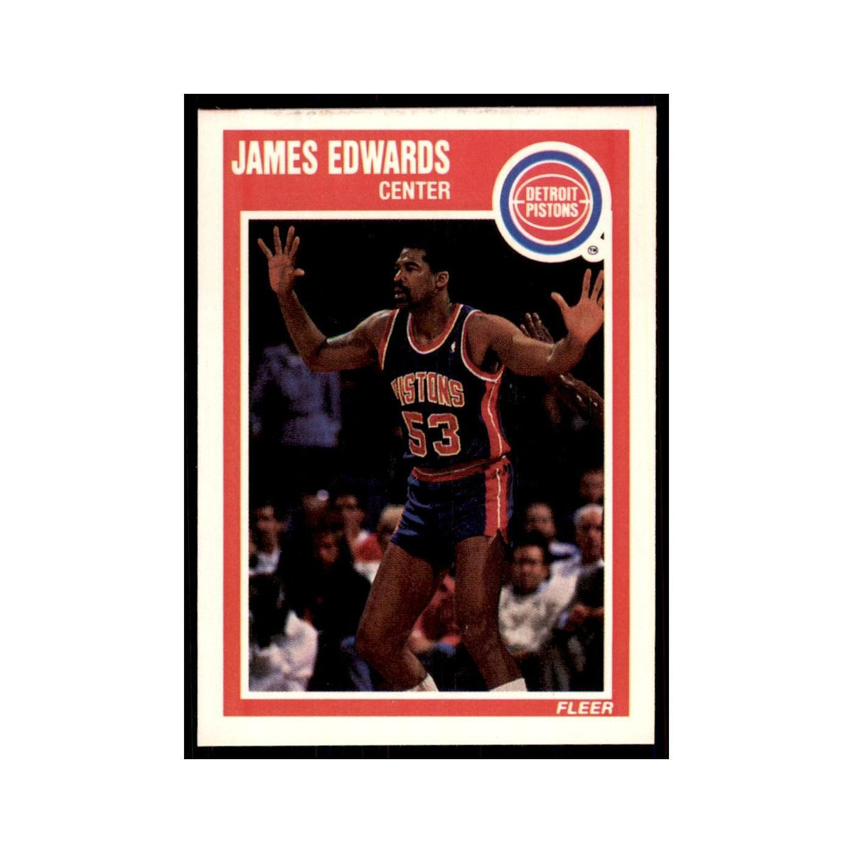 1989 Fleer James Edwards Basketball Cards #46