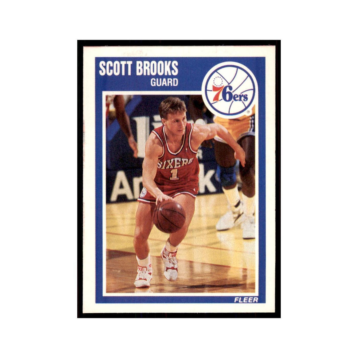 1989 Fleer Scott Brooks Basketball Cards #114