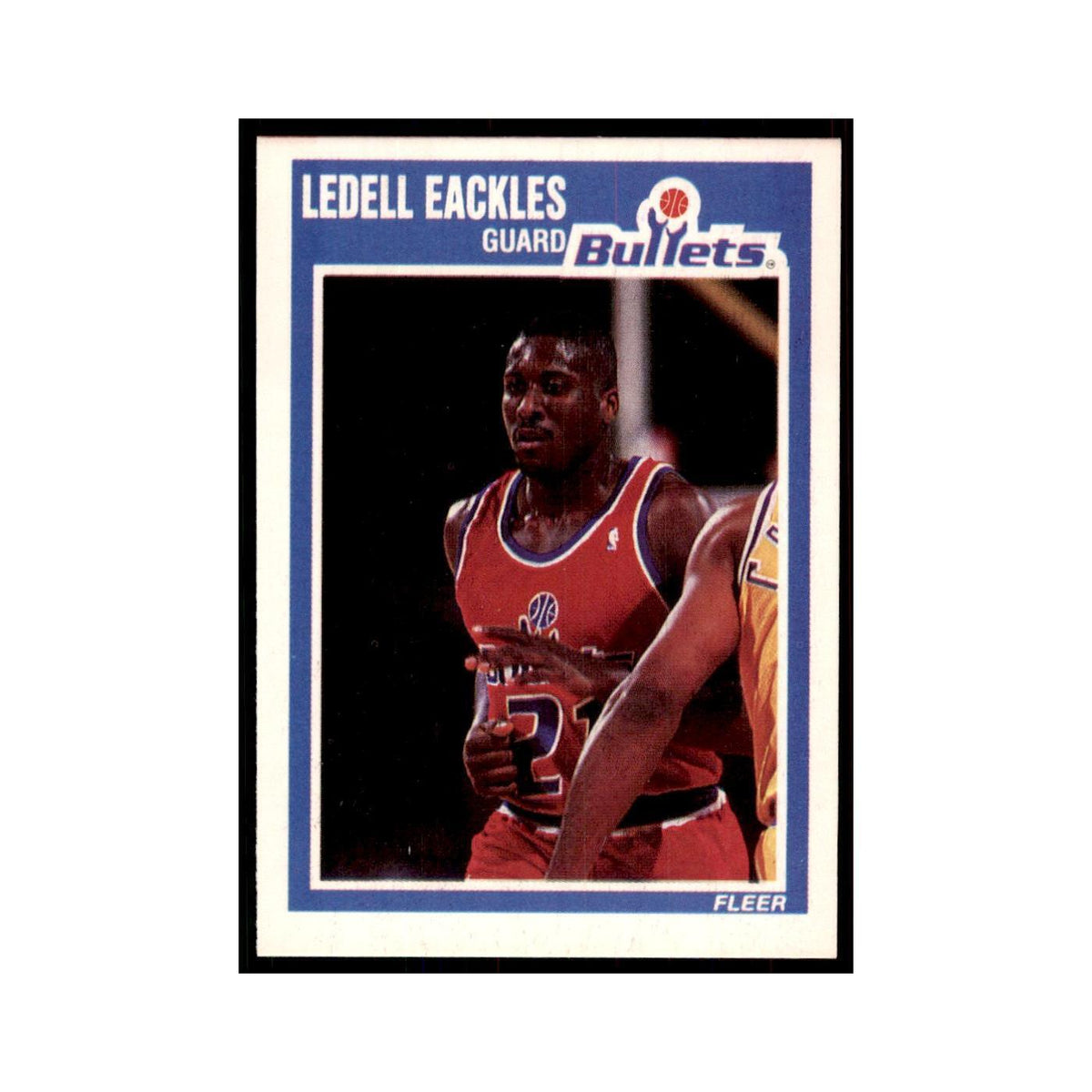 1989 Fleer Ledell Eackles Basketball Cards #158