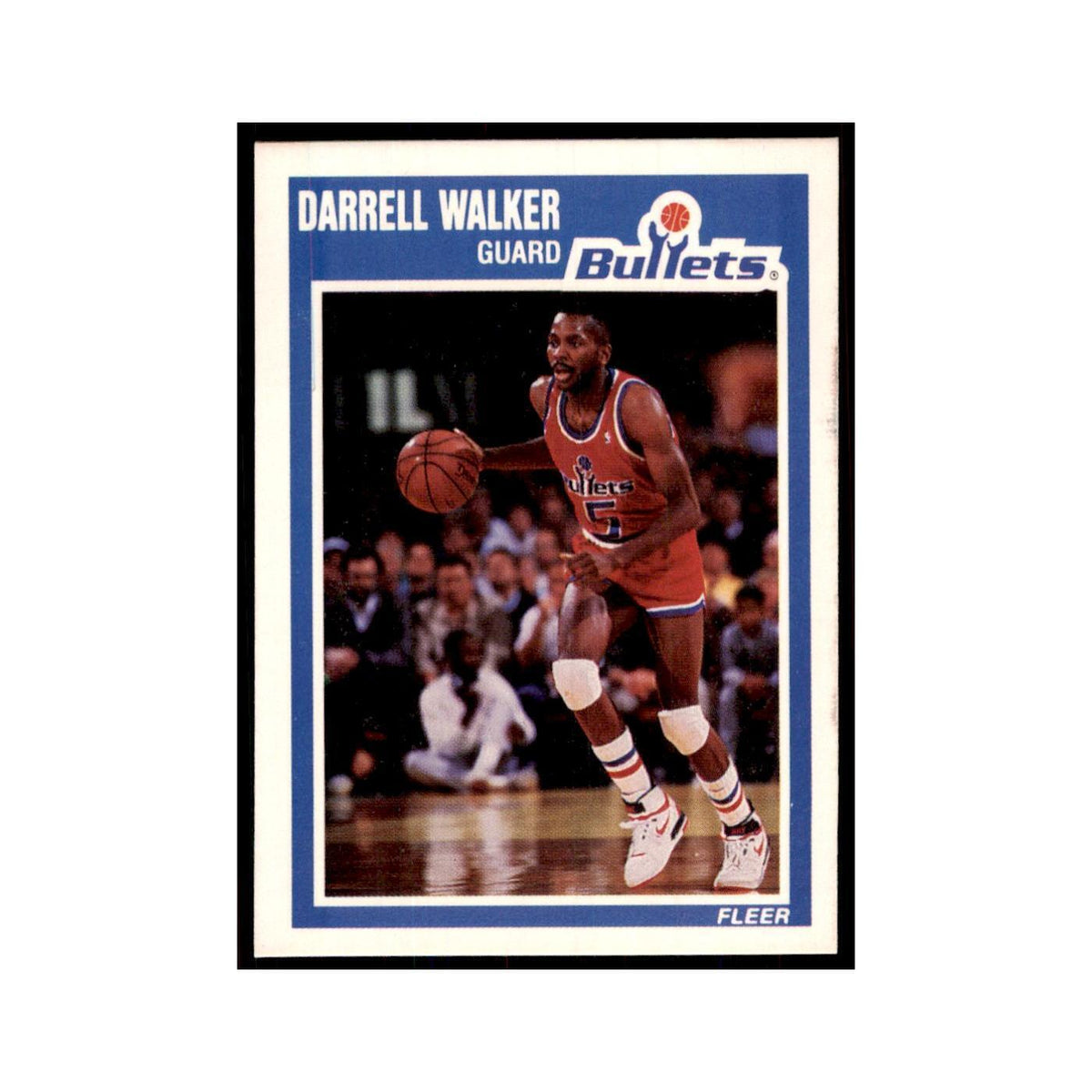 1989 Fleer Darrell Walker Basketball Cards #161