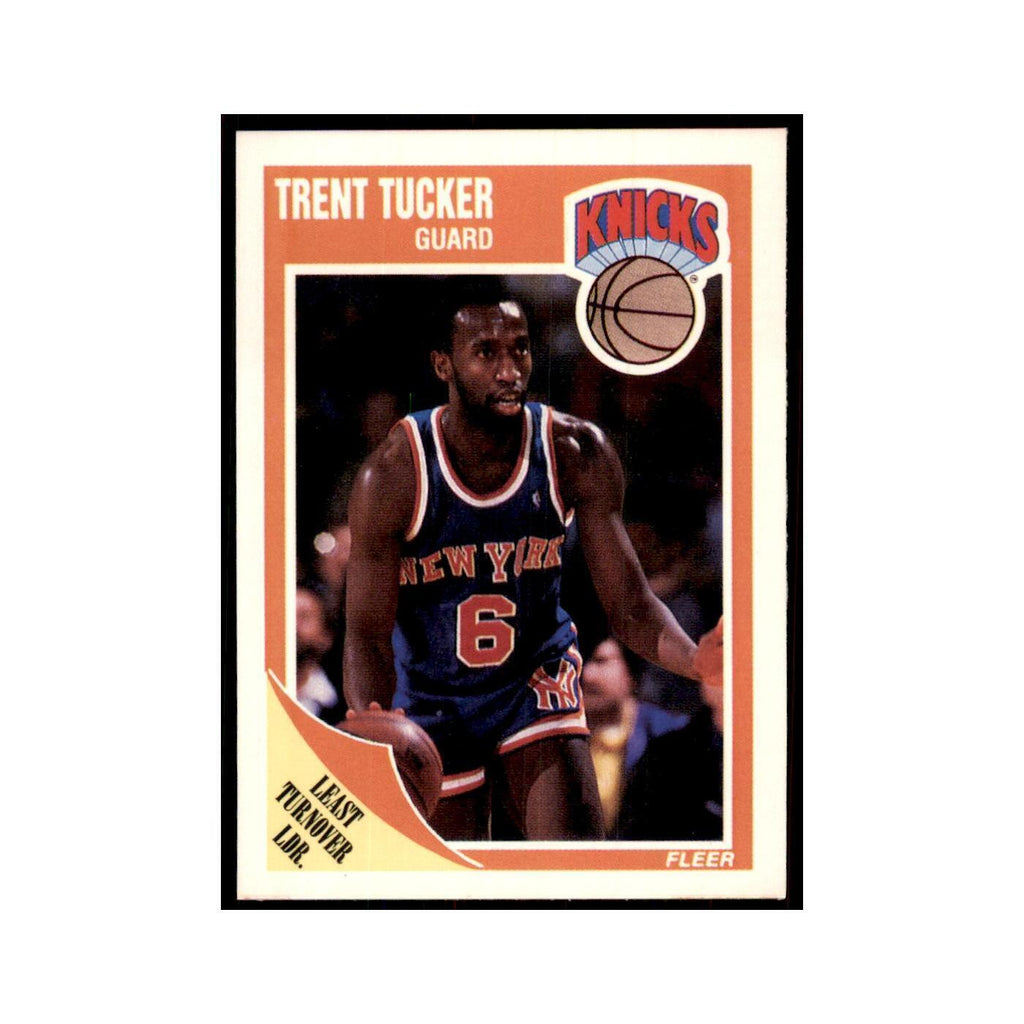 1989 Fleer Trent Tucker Basketball Cards #105