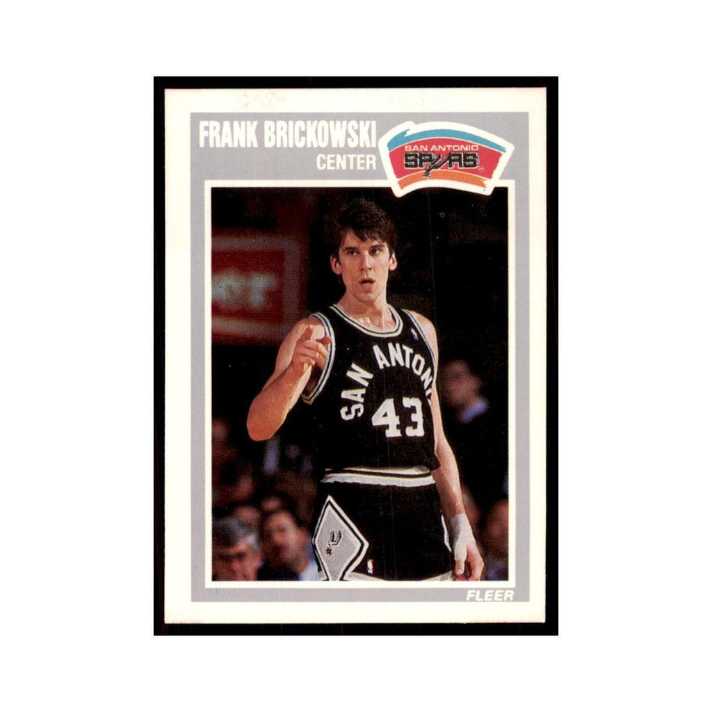 1989 Fleer Frank Brickowski Basketball Cards #141