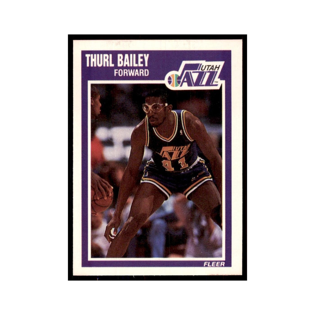 1989 Fleer Thurl Bailey Basketball Cards #151