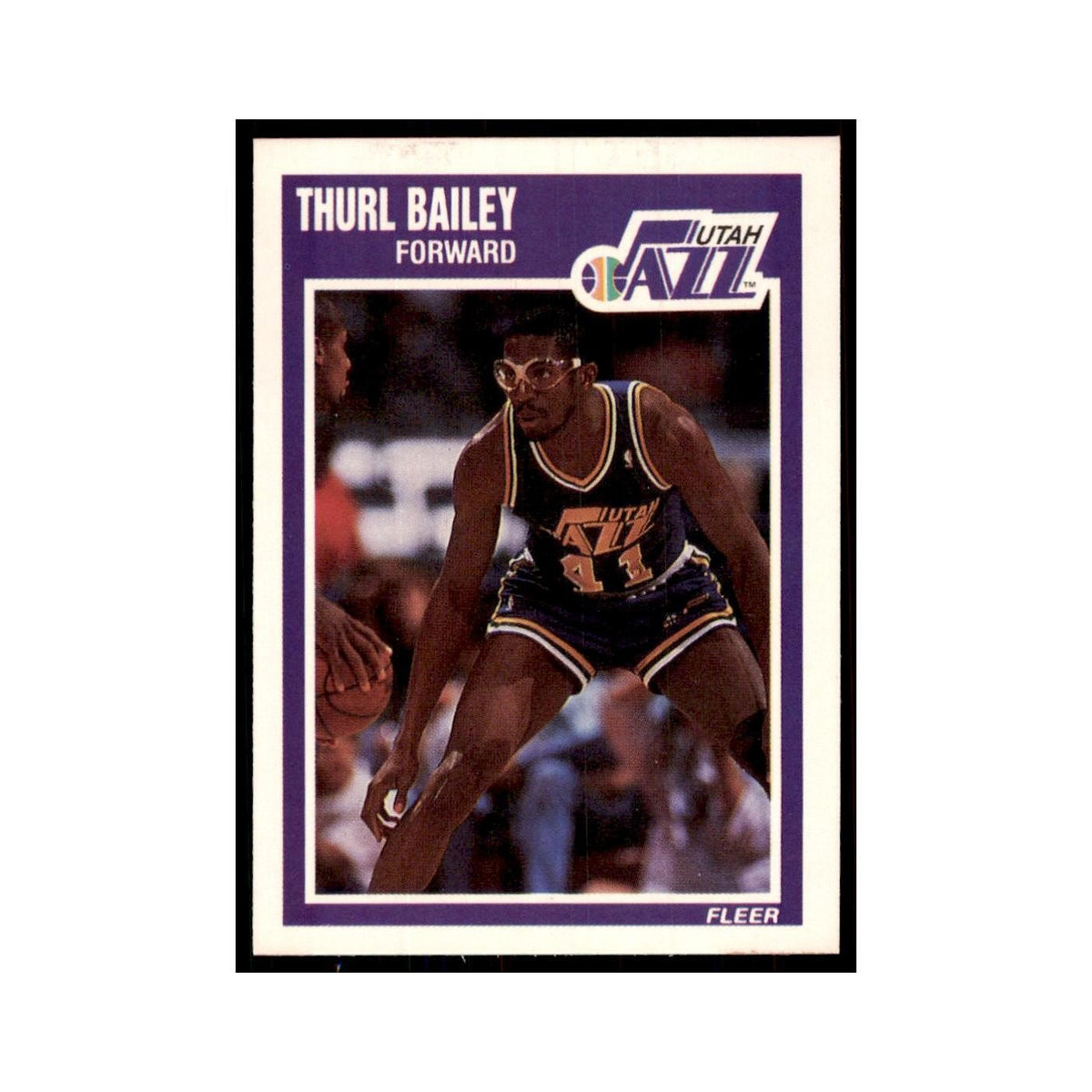 1989 Fleer Thurl Bailey Basketball Cards #151