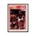 1989 Fleer John Salley Basketball Cards #51