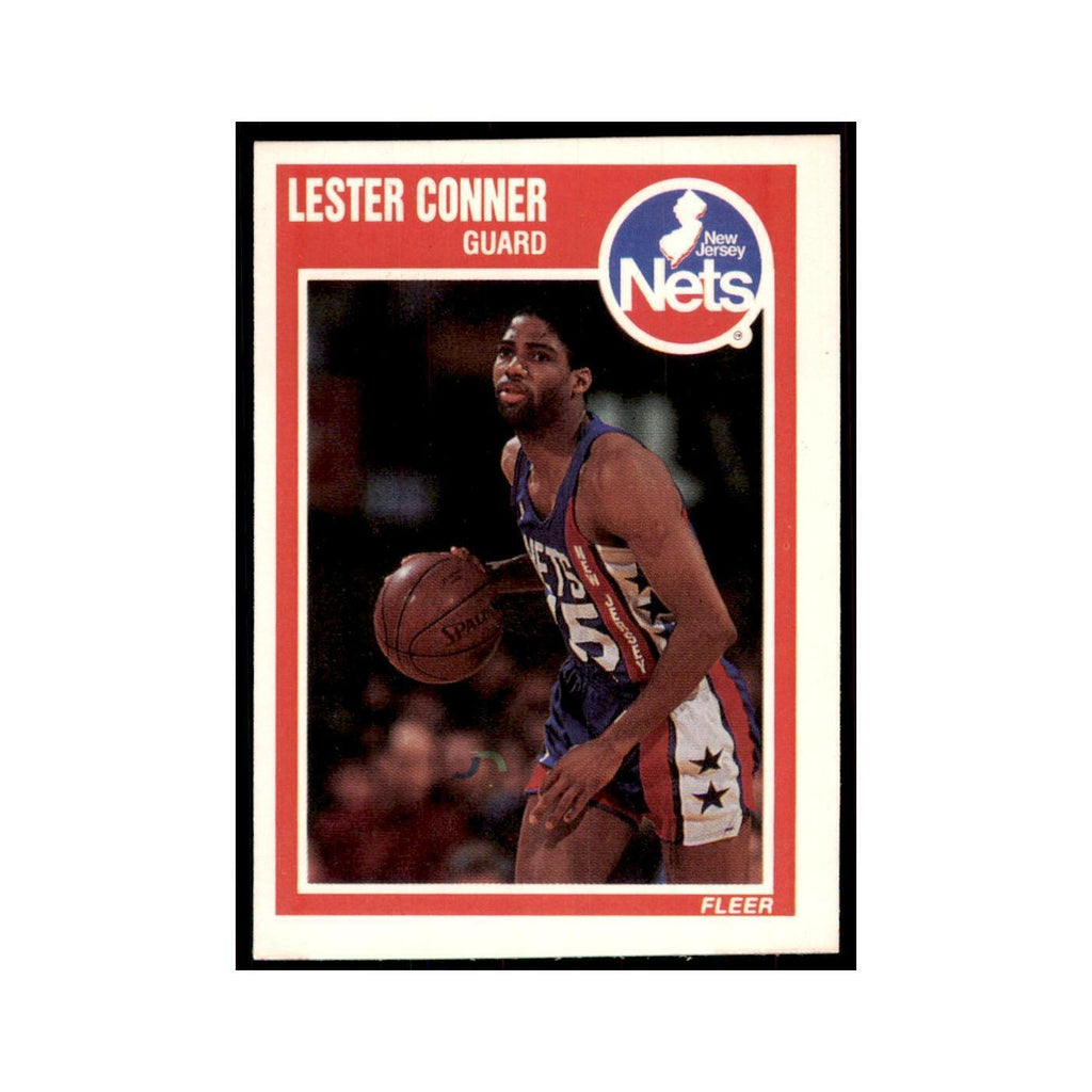 1989 Fleer Lester Conner Basketball Cards #96