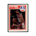 1989 Fleer Lester Conner Basketball Cards #96